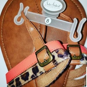 Cheetah Print Sandles